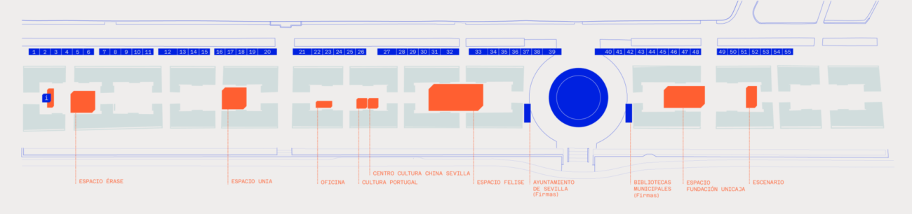 mapa de la feria del libro de sevilla 2026