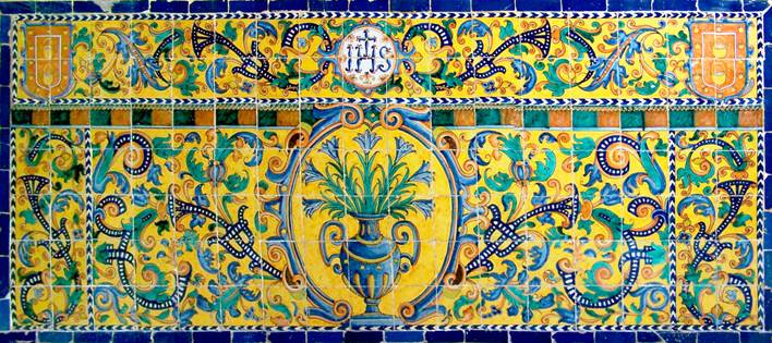 fotos de azulejos de cerámica de triana