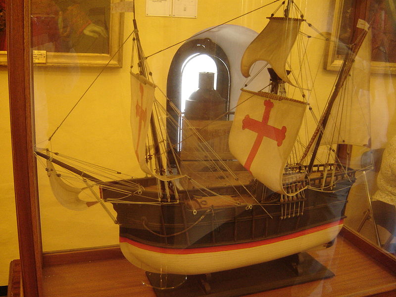 maqueta en el museo marítimo de Sevilla