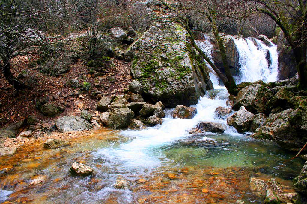 nacimiento del Río Guadalquivir en la Sierra de Cazorla