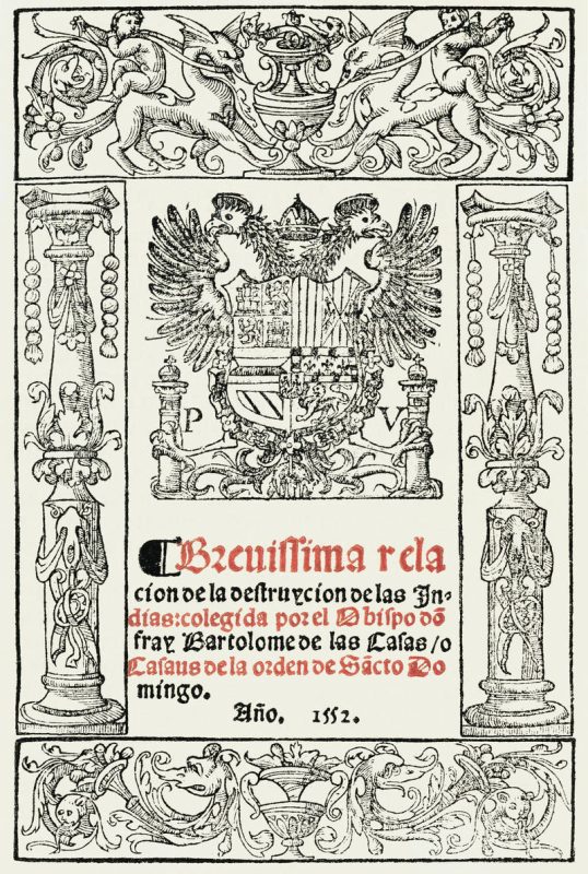 portada del libro de bartolome de las casas