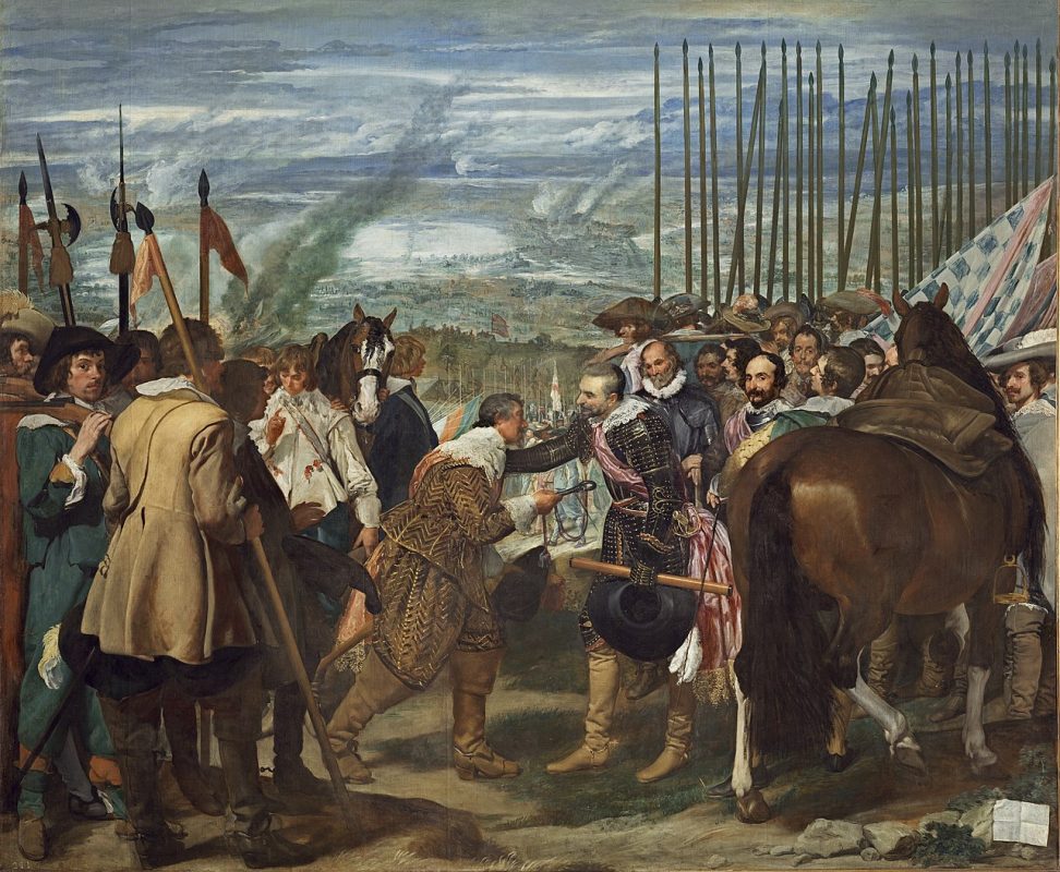 cuadro la rendición de breda de velázquez, también conocido como las lanzas