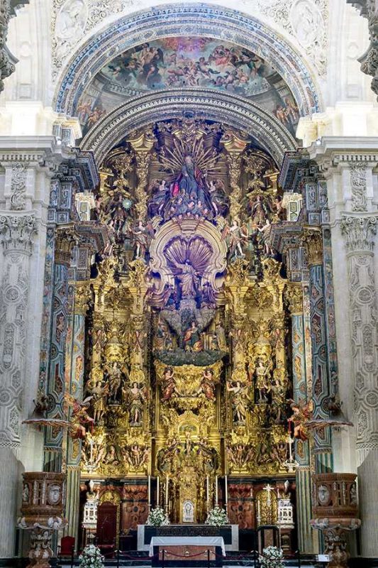 retablo mayor de la iglesia del salvador