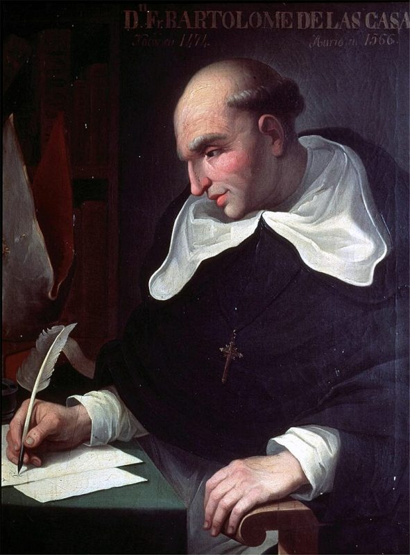 retrato de Bartolomé de las Casas