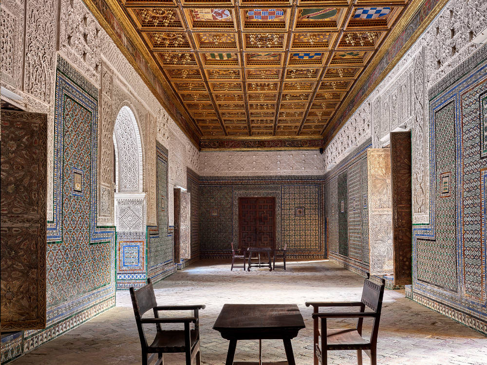sala del pretorio de la casa de pilatos en sevilla