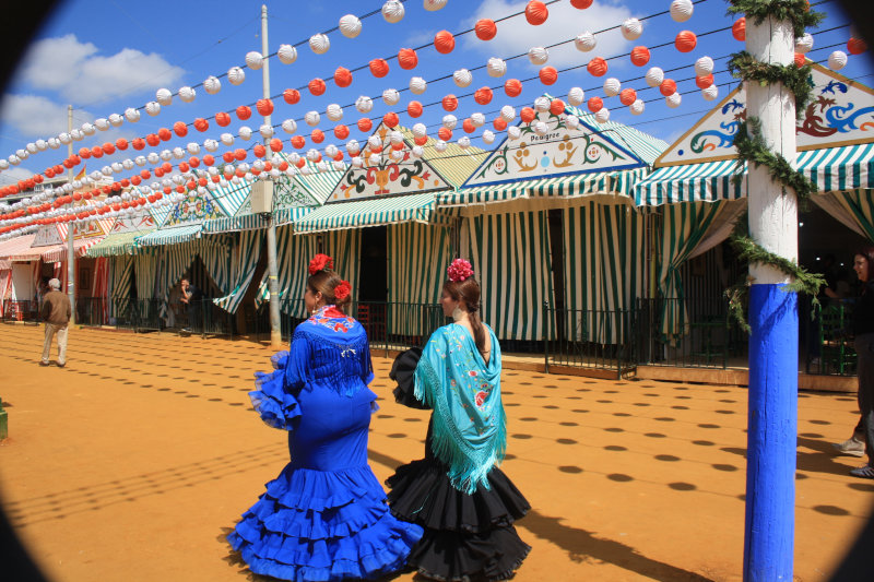 vestidos de flamenca de la feria de abril